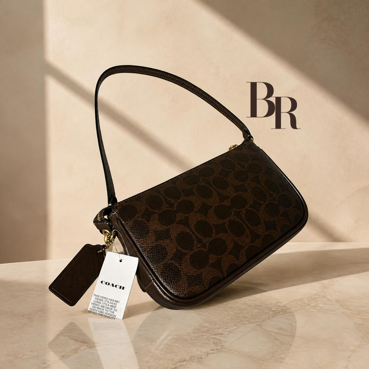 Bolso Coach Plaza 18 Signature Canvas