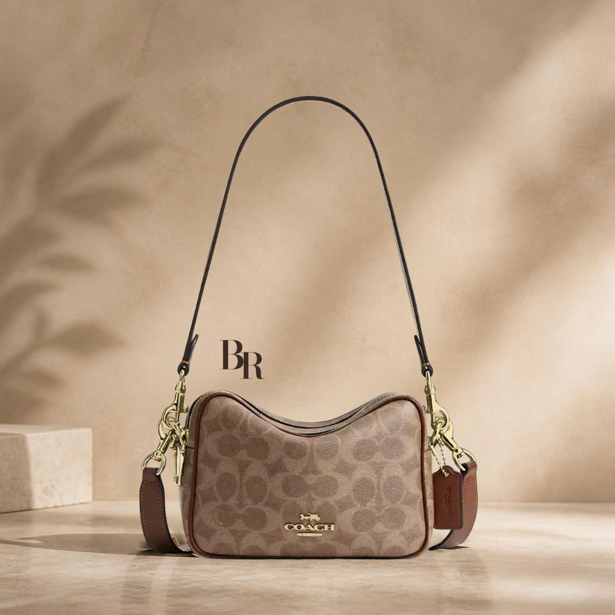 Bolso Coach Mini Carey Signature Canvas