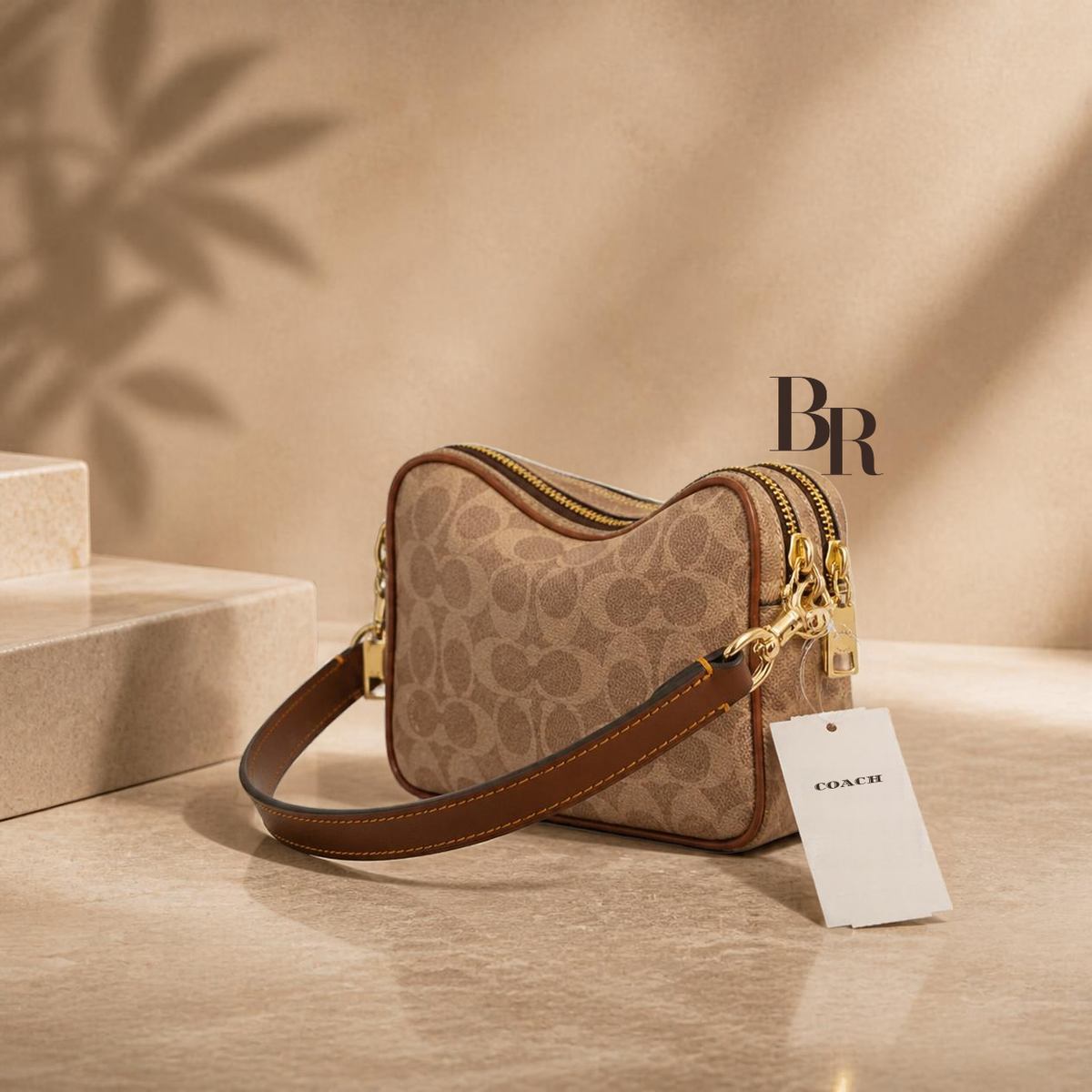 Bolso Coach Mini Carey Signature Canvas