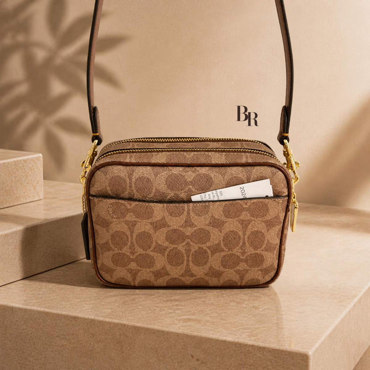 Bolso Coach Mini Carey Signature Canvas