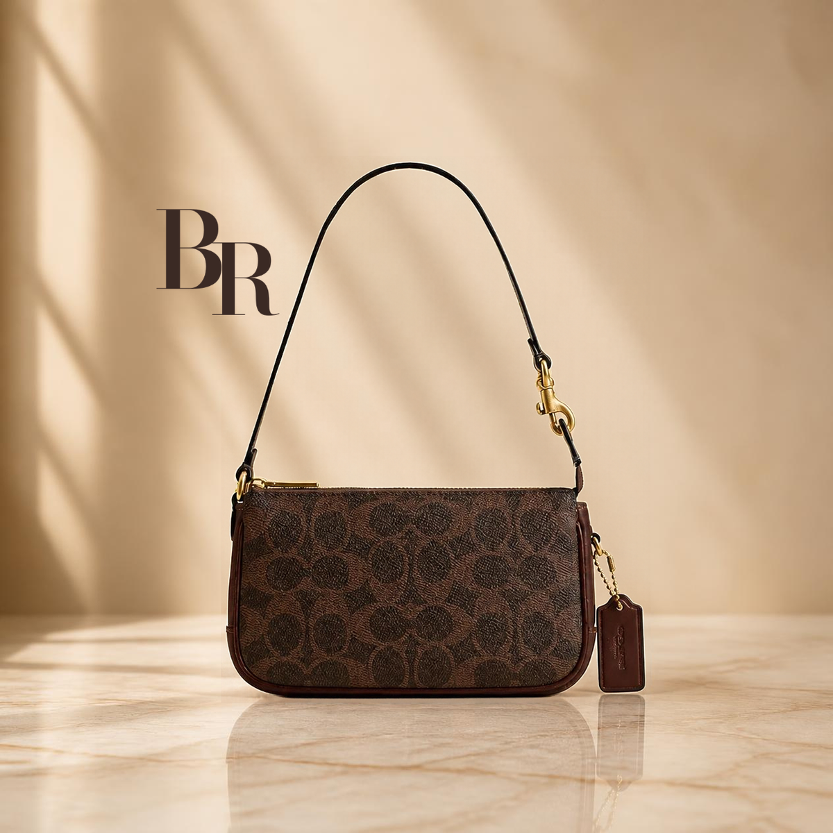Bolso Coach Plaza 18 Signature Canvas