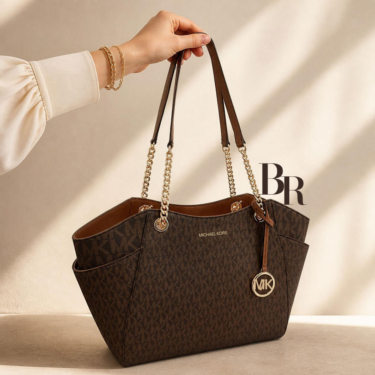Bolso Michael Kors Jet Set Large Signature